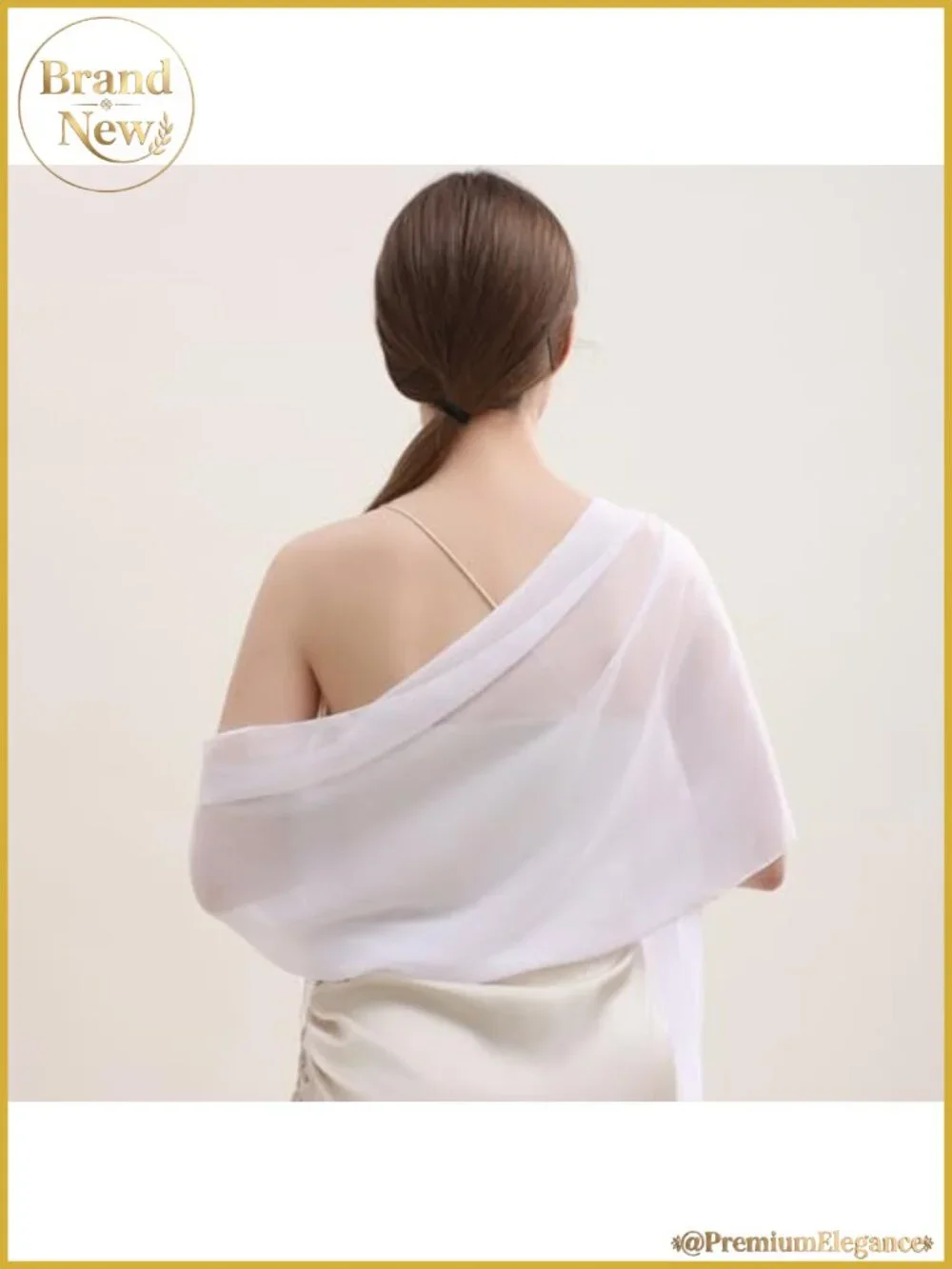 Chiffon Scarf Soft Sheer Lightweight Neck Scarves for Wedding Party